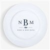 Product Thumbnail Personalized Plate in Navy with Laurel