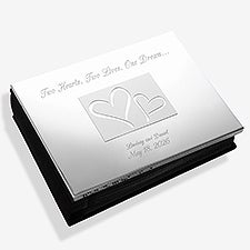 Engraved Silver Wedding Photo Album - Love Ever After - 1153