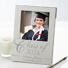 Personalized Silver Picture Frames - Graduation Class - 11857