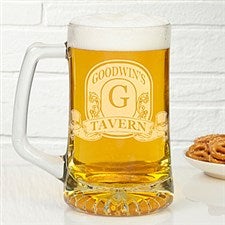 Personalized Beer Mugs - Engraved Bar Sign - 11908