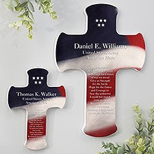 Personalized Wall Cross - Soldier's Prayer - 12596