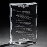 Personalized Keepsake Gifts for Mothers - Dear Mom Poem - 12869