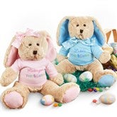 Personalized Stuffed Easter Bunny - Baby's First Easter - 14180