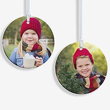 Personalized Photo Christmas Ornament - 2-Sided - 14590