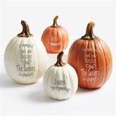 Personalized Decorative Pumpkins - Count Your Blessings - 14751