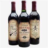 Personalized Wine Bottle Labels - Vintage Halloween - 14753