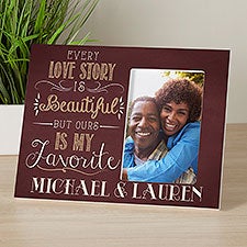 Personalized Picture Frame Romantic - Our Love Story - 14859