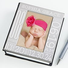 Baby pink scrapbook 12x12 album by Babyprints - Picture Frames, Photo  Albums, Personalized and Engraved Digital Photo Gifts - SendAFrame