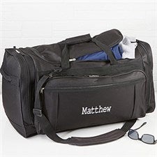 Embroidered Duffel Bag - Deluxe Weekender - 14993