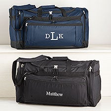 Embroidered Duffel Bag - Deluxe Weekender - 14993