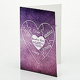 Personalized Greeting Card - We Love You To Pieces - 15582