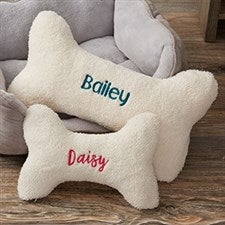 Personalized Dog Bone Pet Pillow - 15594