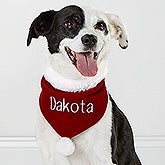 Personalized Velvet Christmas Dog Bandana - Santa Paws - 15608