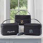 Embroidered Quilted Train Case,Embroidered Quilted Train Case - 16131