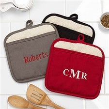 Personalized Pot Holder Mitts - 16436