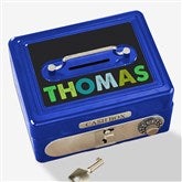 All Mine! Personalized Cash Box - Hot Pink