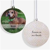 Personalized Pet Christmas Ornament - 2-Sided Pet Photo - 15249