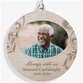 Personalized Photo Memorial Christmas Ornament - In Loving Memory - 2-Sided - 15250