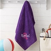 36" x 72" Purple Towel