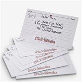 3x5 Recipe Cards