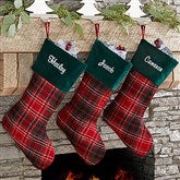 Plaid Stocking