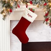 19 Burgundy Stocking