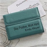 Personalized Business Card Cases - Signature Series - 19686