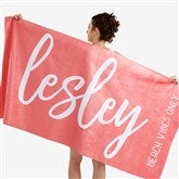 Personalized Name Beach Towels - Scripty Style - 20846