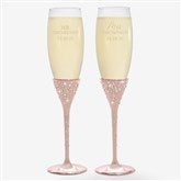 Rose Gold Flutes