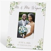 Personalized Wedding Picture Frame - Laurels Of Love - 25833