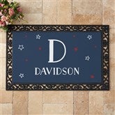 Stars  Stripes Personalized Patriotic Doormats - 27686