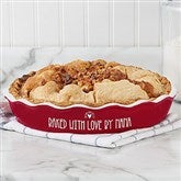 Made with Love Personalized Ceramic Pie Dish - 27763