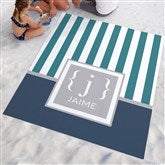 Classy Monogram Personalized Beach Blankets - 28204