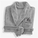Grey Fleece Robe-47