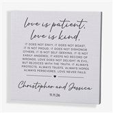 Love Is Patient Personalized Wedding Canvas Prints - 28742