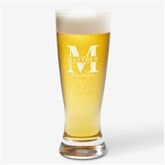 Lavish Groomsmen Wedding Engraved Beer Glasses - 31620