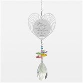 Your Wings Personalized Memorial Heart Suncatcher  - 32968