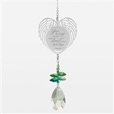 Your Wings Personalized Memorial Heart Suncatcher  - 32968