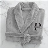 Grey Fleece Robe-47