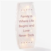 Write Your Own Message Personalized Frosted Tabletop Light - 36823
