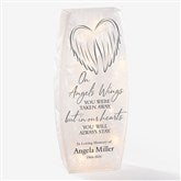 Personalized Frosted Tabletop Light - Our Angels Wings - 36865