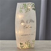 Personalized Wedding Frosted Shelf Décor - Laurels of Love - 37584