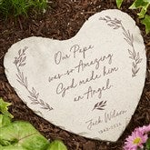 So Amazing God Made An Angel Personalized Heart Garden Stone - 37888