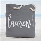 Scripty Style Personalized Beach Bag  - 38239