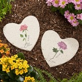 Small Heart Garden Stone