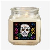 Day of the Dead Personalized Scented Glass Candle Jar  - 38546