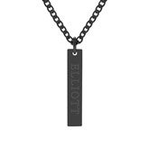 Black Vertical Pendant