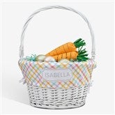 White Easter Basket