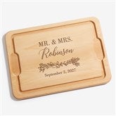Laurels Of Love Personalized Maple Cutting Board  - 40550