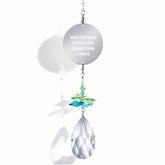 Engraved Message Rainbow Suncatcher  - 41012